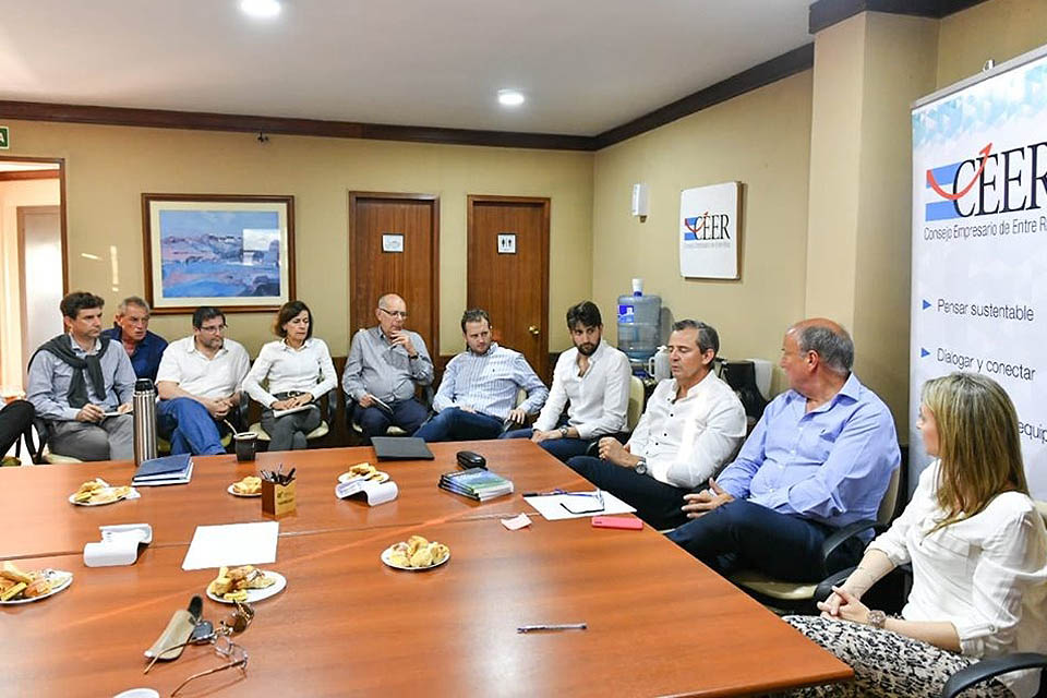 Bahl y empresarios acordaron trabajar juntos