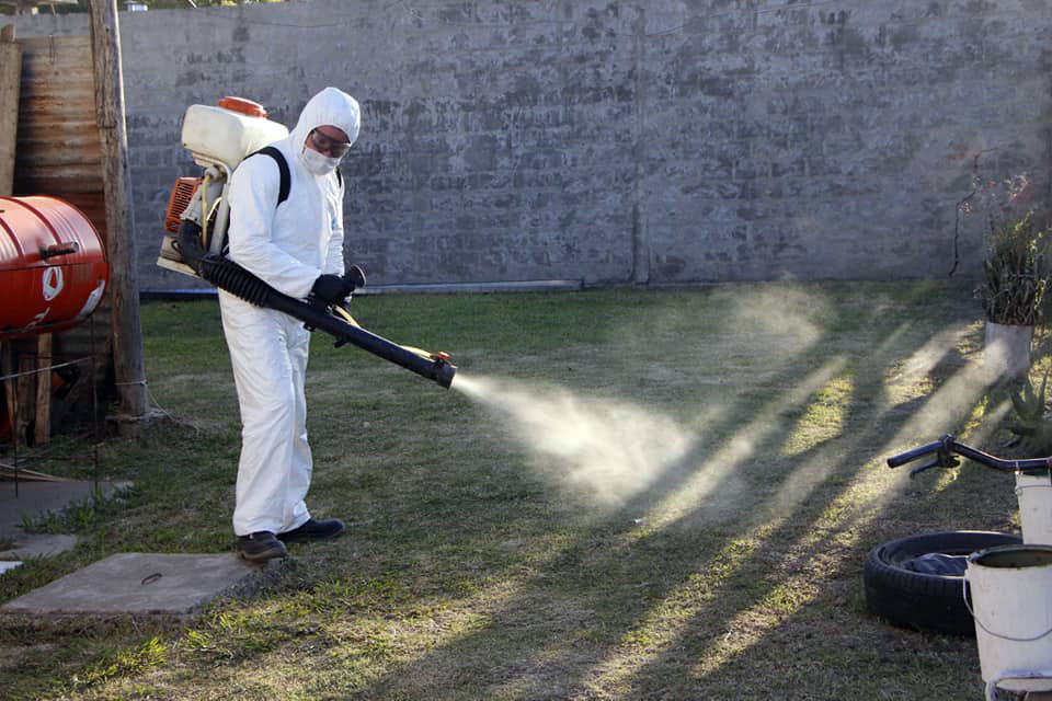 Desinfección preventiva ante caso de dengue
