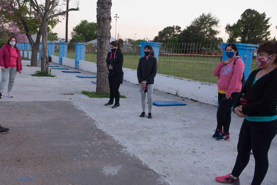 Reiniciaron actividades deportivas para la mediana edad