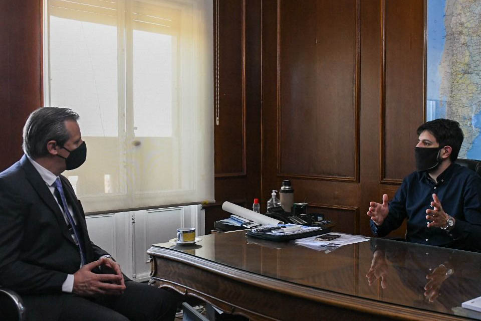 Bahl realizó gestiones en el Ministerio del Interior