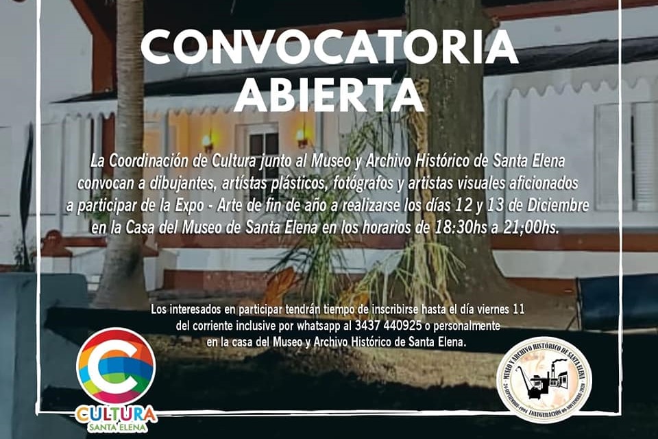Invitan a la Expo-Arte de fin de año