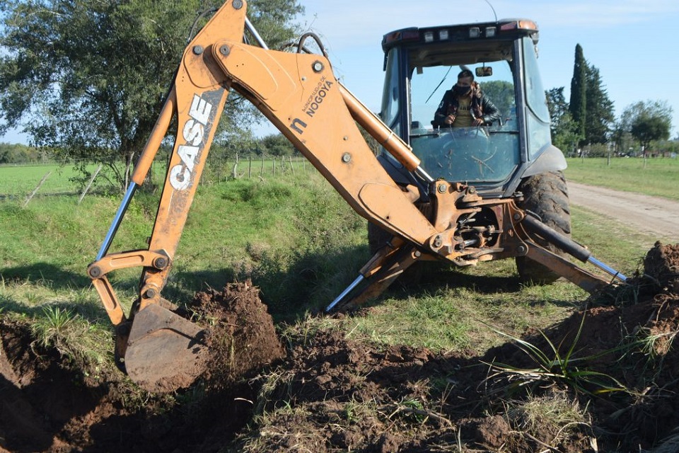 Cavagna recorrió los trabajos en la ciudad