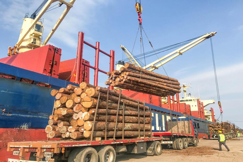 exportaciones madera puerto entrerriano