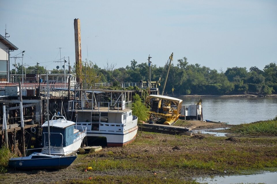 bajante del río