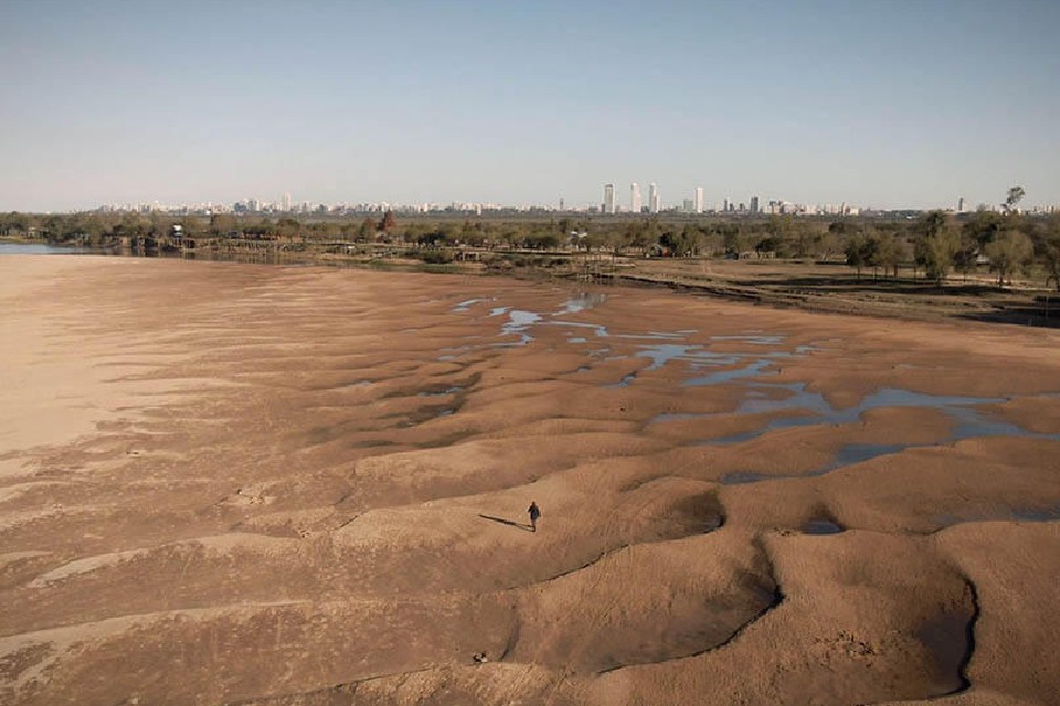 bajante rio parana