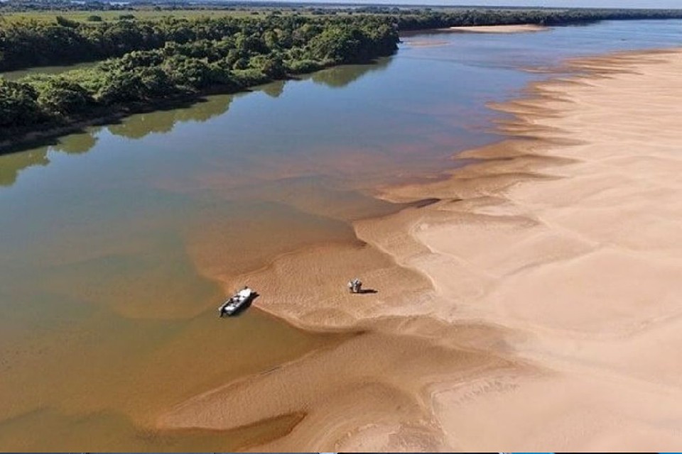 bajante rio parana