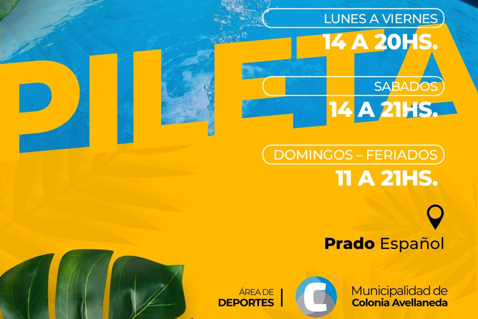 Apertura de piletas en el El Prado Español
