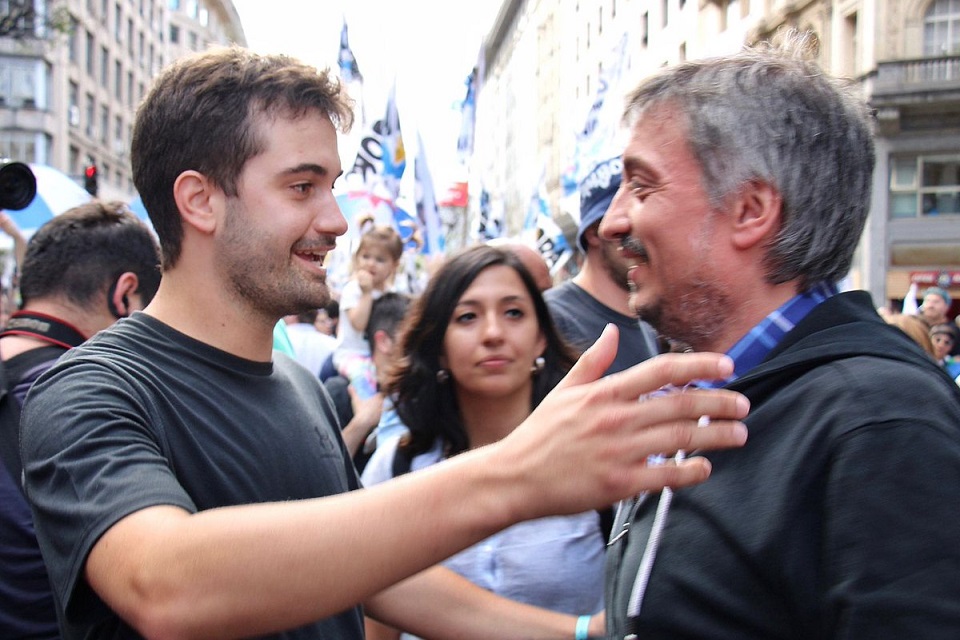 Un ausente. Osuna, Casaretto, Gaillard y Kueider junto a Bordet.