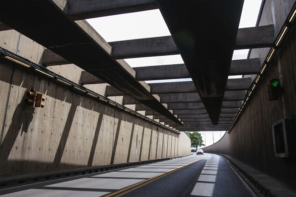 tunel subfluvial acceso