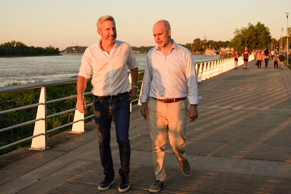 Larreta y Frigerio en Paraná 