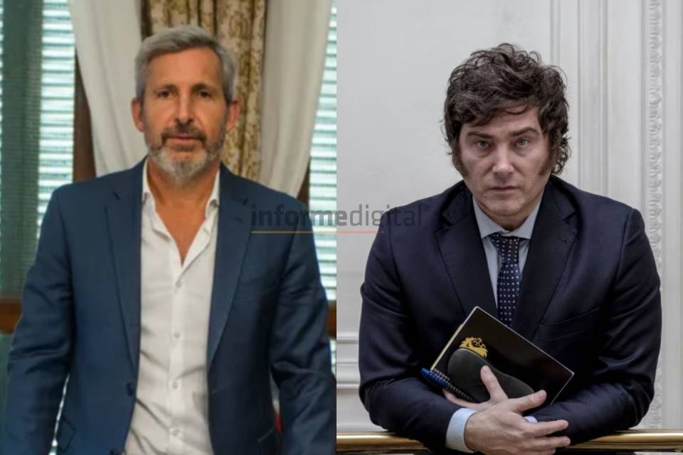 Frigerio y Milei.